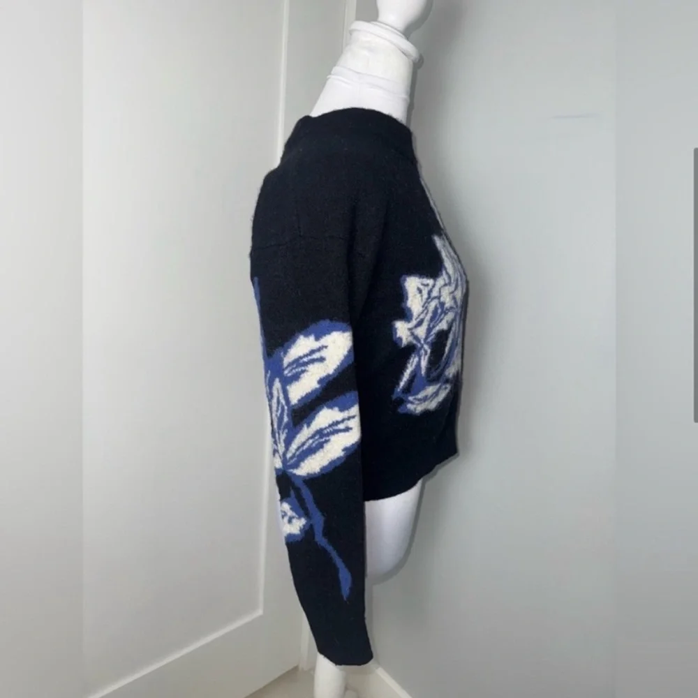 Veronica Beard Ayala Intarsia Pullover Sweater/Small - Picture 5 of 10